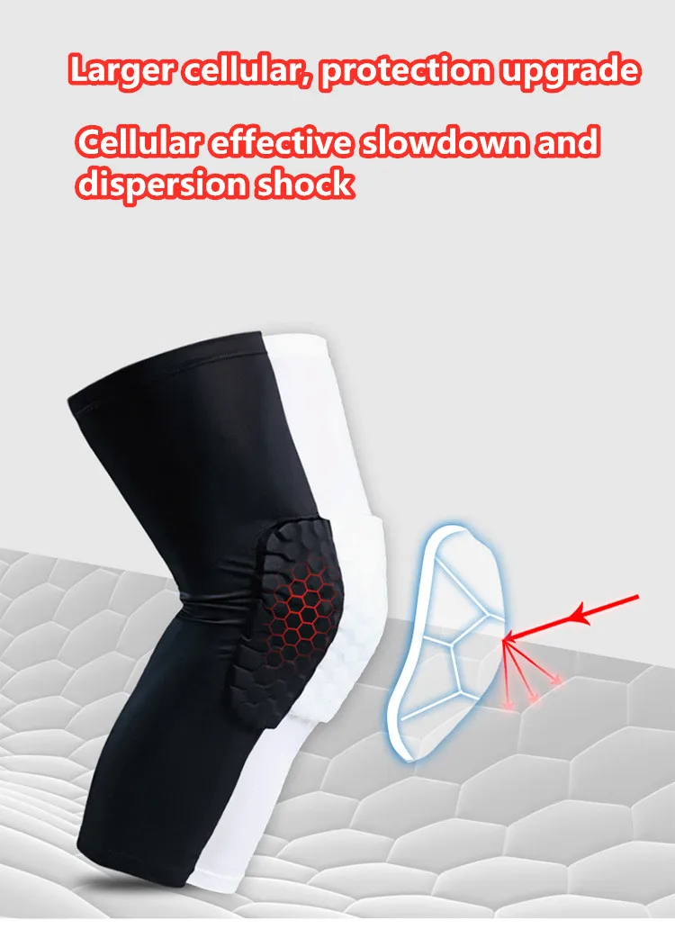 Anti-collision Breathable Honeycomb Protection Knee Protector Basketball Outdoor Climbing Sports Knee Protectors Sporting Goods