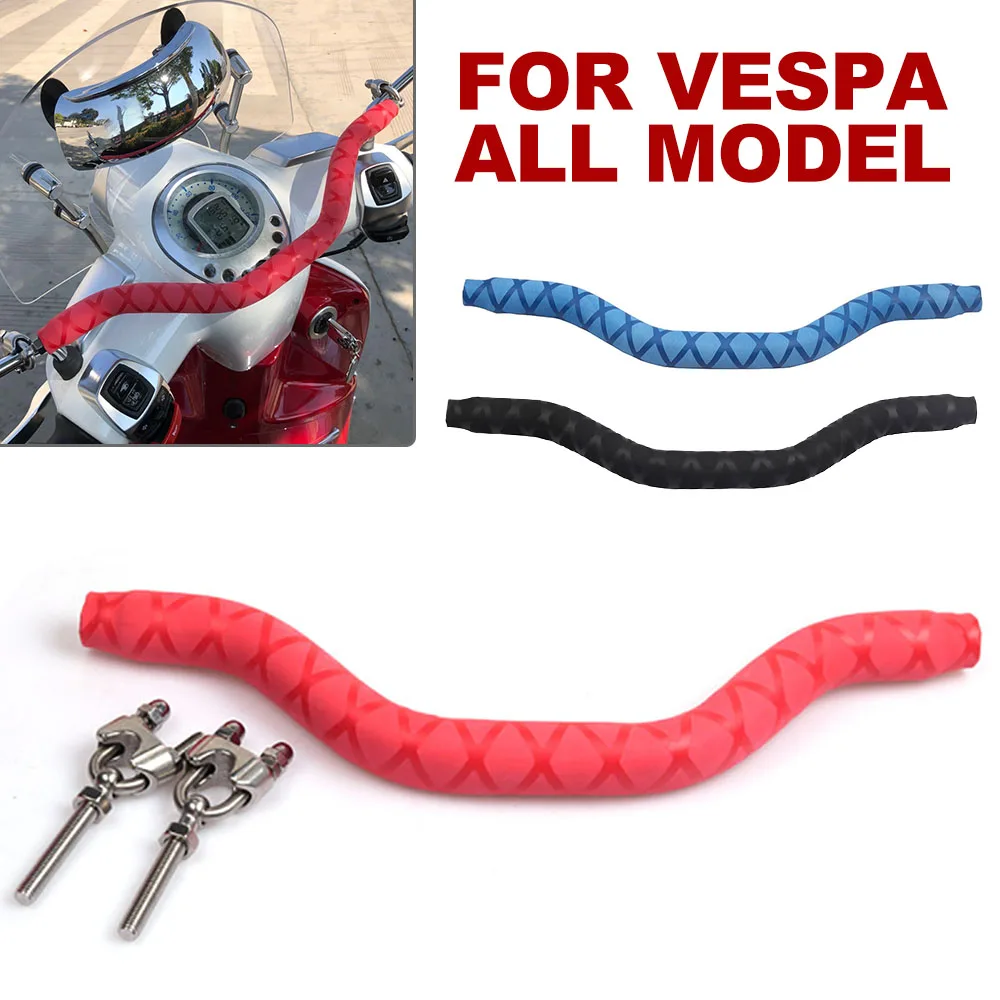 PROD 1005002571489305 For Piaggio Vespa Sprint GTS GTV LX LXV 50 150
250 300 Scooter Mobile Phone Holder Handlebar Lever Child Passenger
Armrest Bar