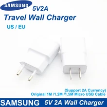 Быстрое зарядное устройство Samsung 5V2A EU/US, micro-кабель для honor 9 lite 5x 5c 6x 7x 5V2A Galaxy S6 S7, J3 J5 J7 Note 4 5 A3 S2 A5 A7 2020 2A(China)