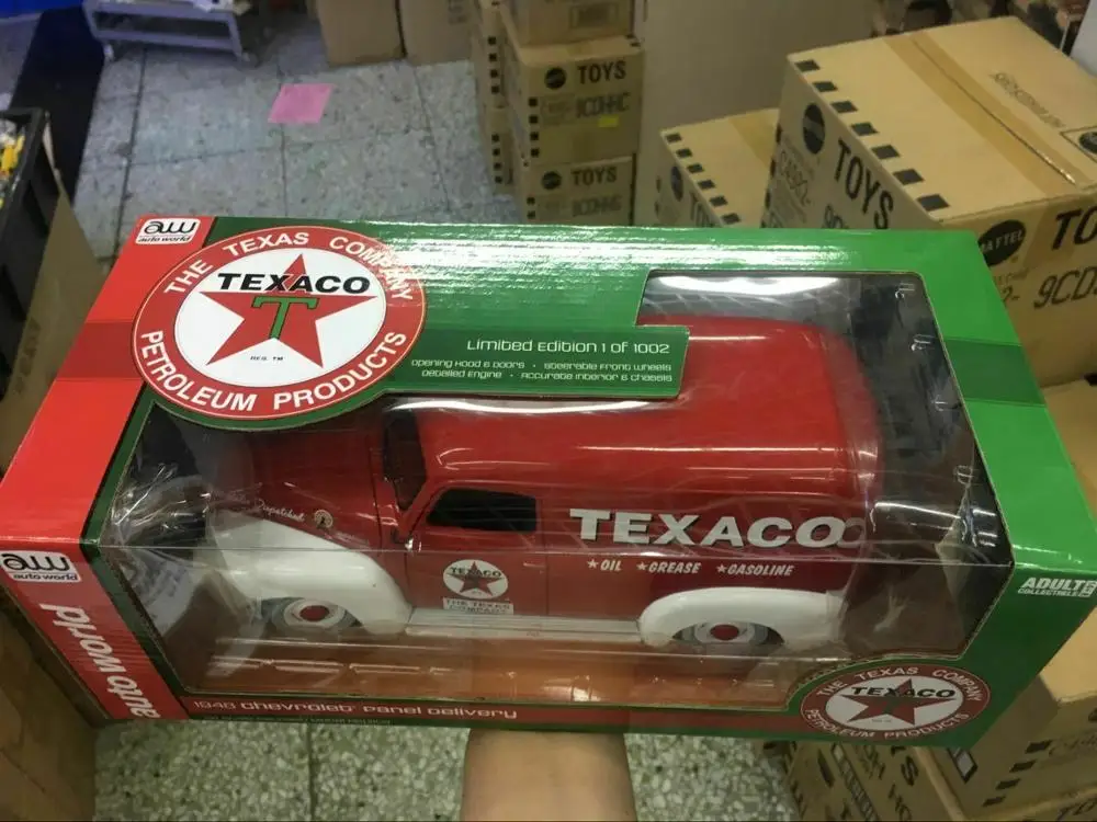 1948 CHEVROLET панель грузовик TEXACO 1/18 литой металлический автомобиль Автомир
