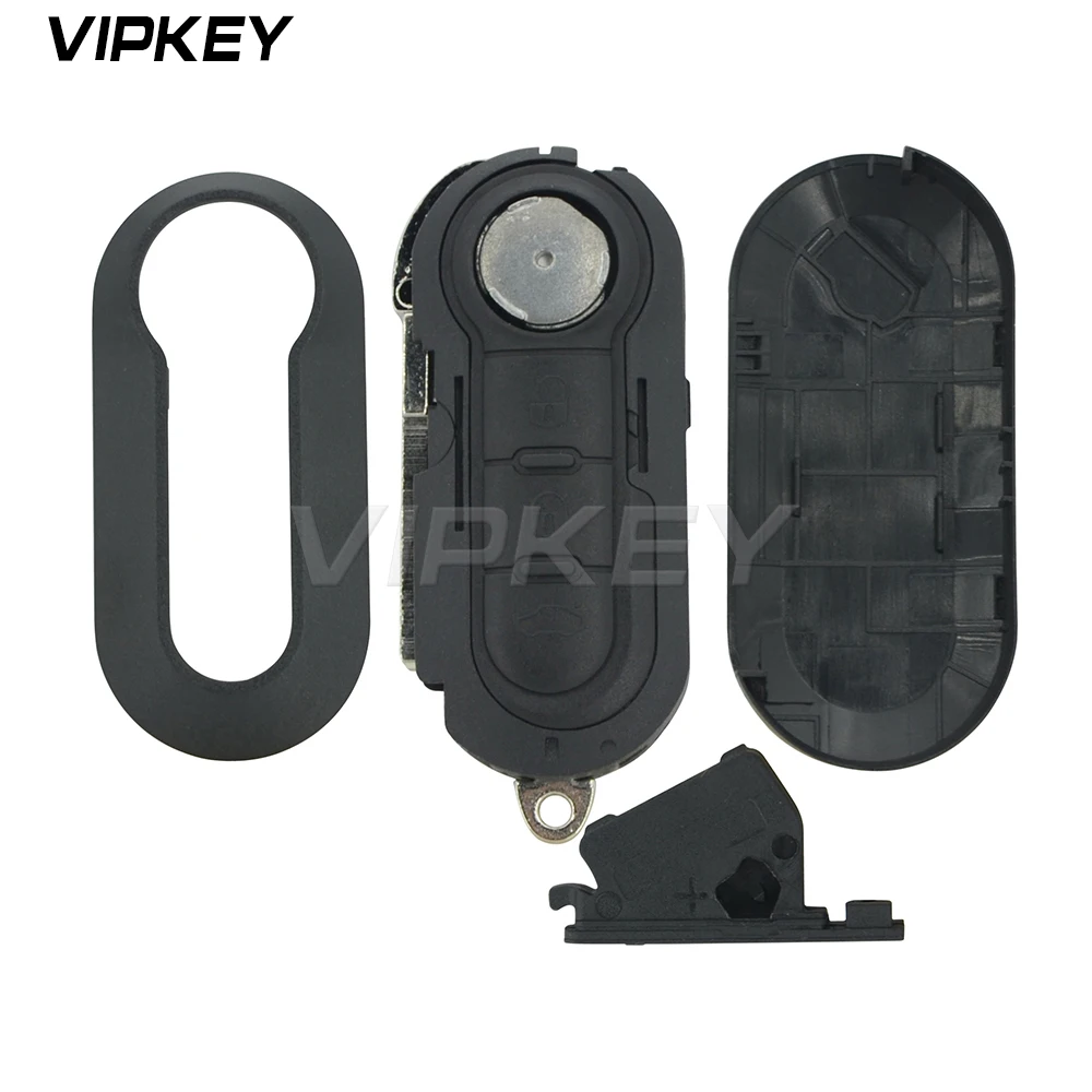 Remotekey для Fiat 500 PUNTO PANDA STILO BRAVA флип чехол для ключей 3 кнопки чехол ключа дистанционного управления автомобилем Замена