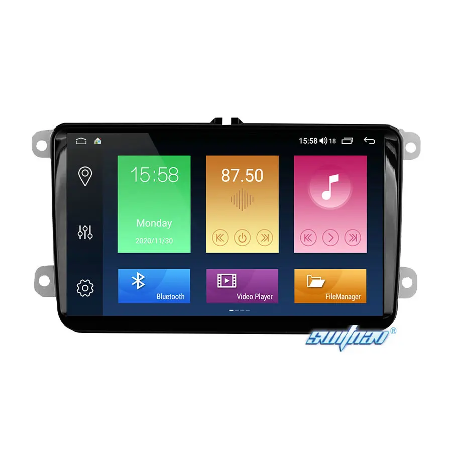 Автомобильный DVD-проигрыватель на Android 10 для Volkswagen Golf Tiguan Passat b6 b5 автомобильный