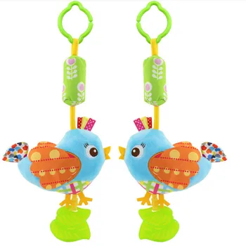 

1 PC Infant Musical Soft Plush Animal Baby Rattles Hanging Bed Stroller Teether Rattle Mobiles Classic Baby Toys TOP Sale