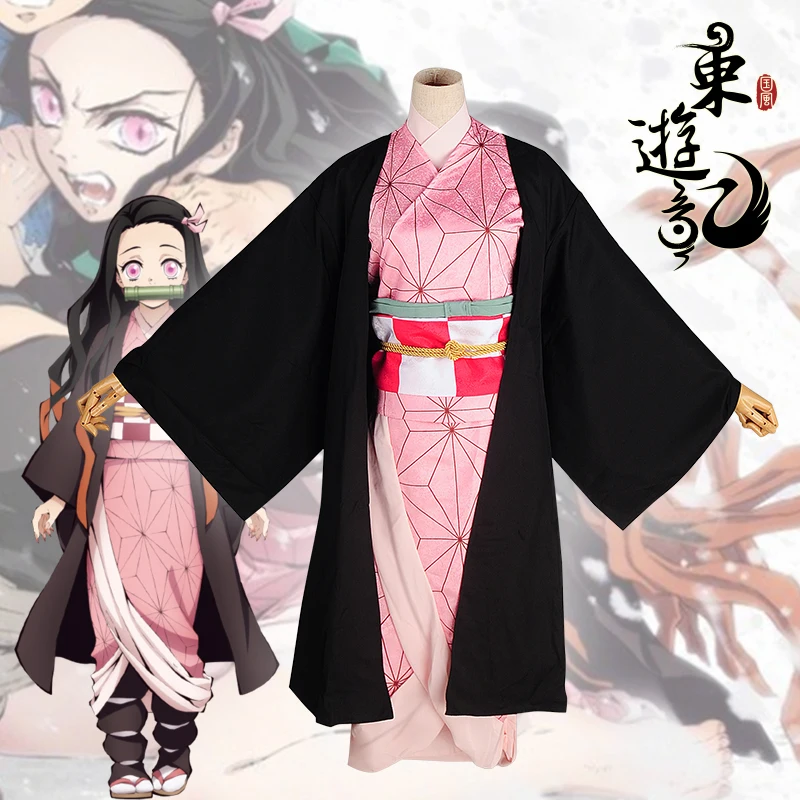 Demon Slayer Kamado Nezuko Kimono For Christmas Halloween costume