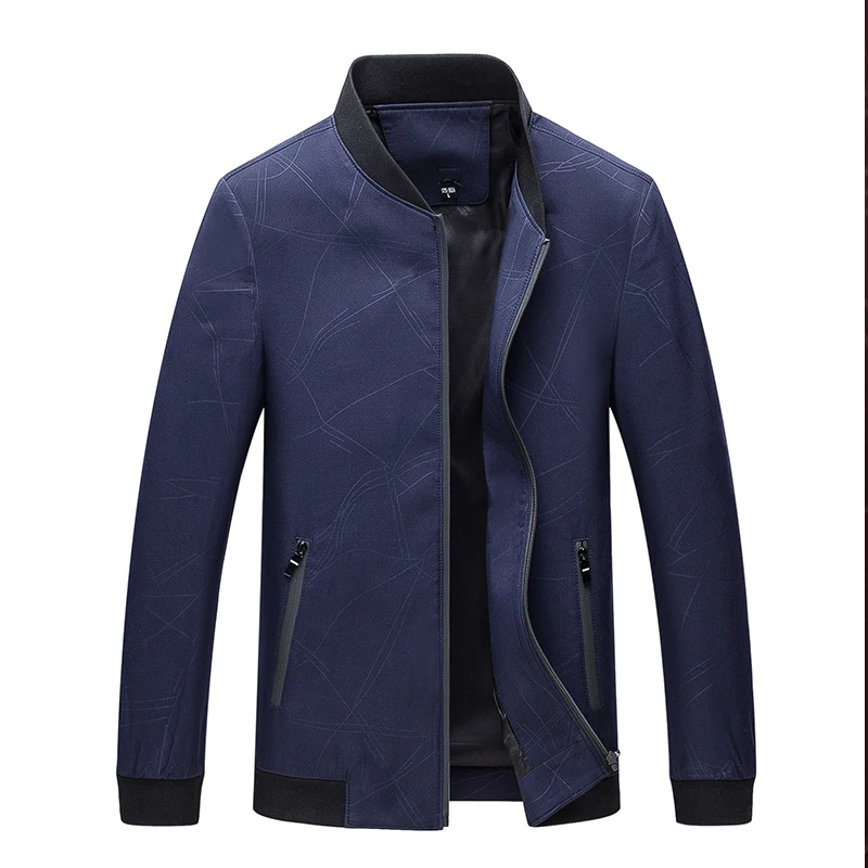 

Jacket Men's Business Casual Men's Baseball Collar Youth Thin Jacket Men Spring and Autumn Tide JG 9009
