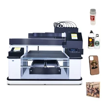 

New UV Printer 6090 A1 Automatic Printing Machine with Varnish Effect UV Flatbed Printer For Phone Case Bottle Glass Metal