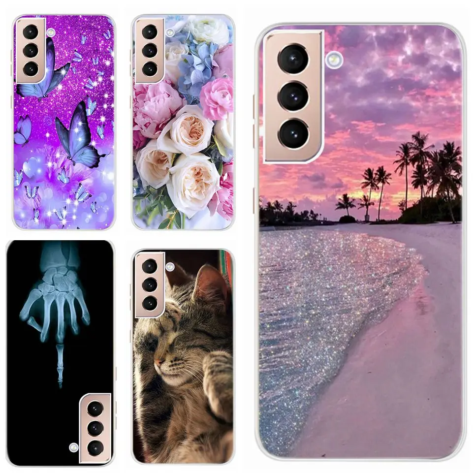 Custodia Protettiva In Silicone Setoso Per Samsung Galaxy S21 S21 Plus Custodia Protettiva Posteriore Soft-Touch Per Samsung S21 + 5G S21 Plus S 21 4G
