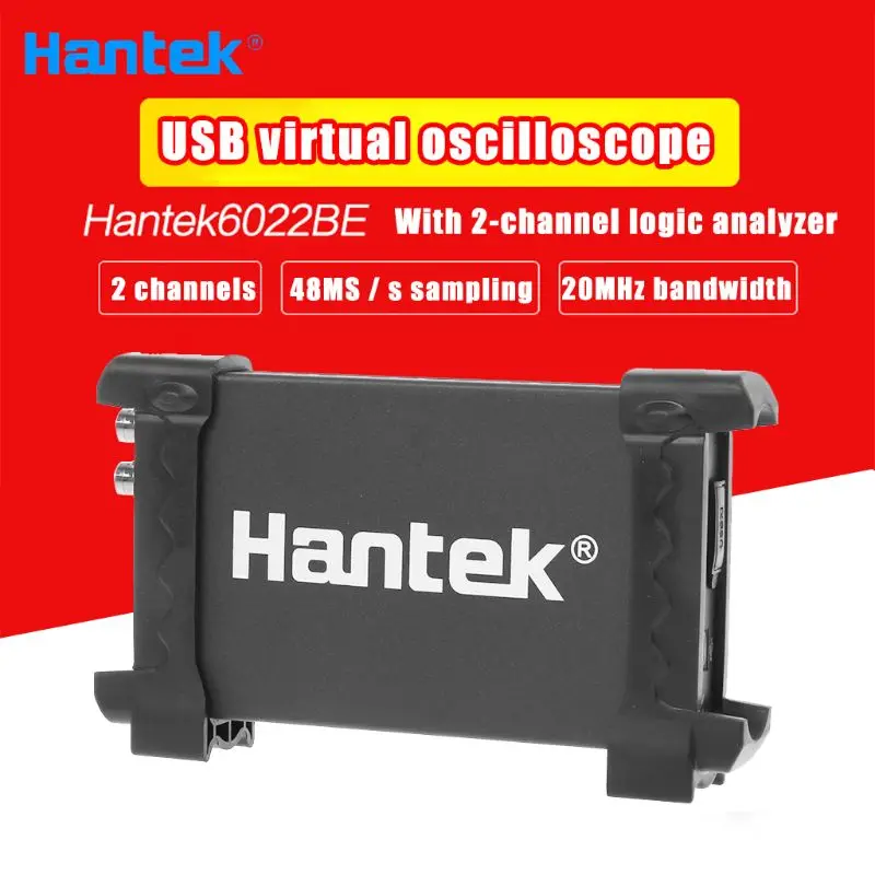 Hantek 6022BE 20 МГц полоса пропускания 48MSa/s на базе ПК USB цифровой осциллограф