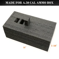 Hunting Magazine Holder Foam 24 Pistol Multifunction Foam Insert for .50 Cal Ammo Cans Magazine Storage(Ammo Can Not Included) 2