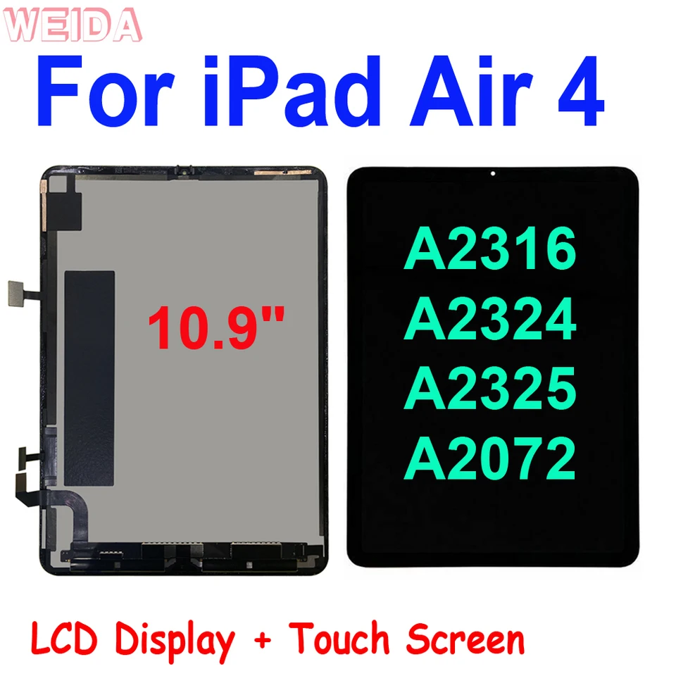 Display LCD Per IPad Air 4 2020 - Schermo Touch 10.9'' Ricambio Per A2324, A2072, A2325, A2316 - Foto 10