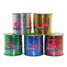400 ярдов Прямая Высококачественная железная проволока цветная твист лента Конфета твист лента Подарочная коробка для еды упаковка связывающий кабель