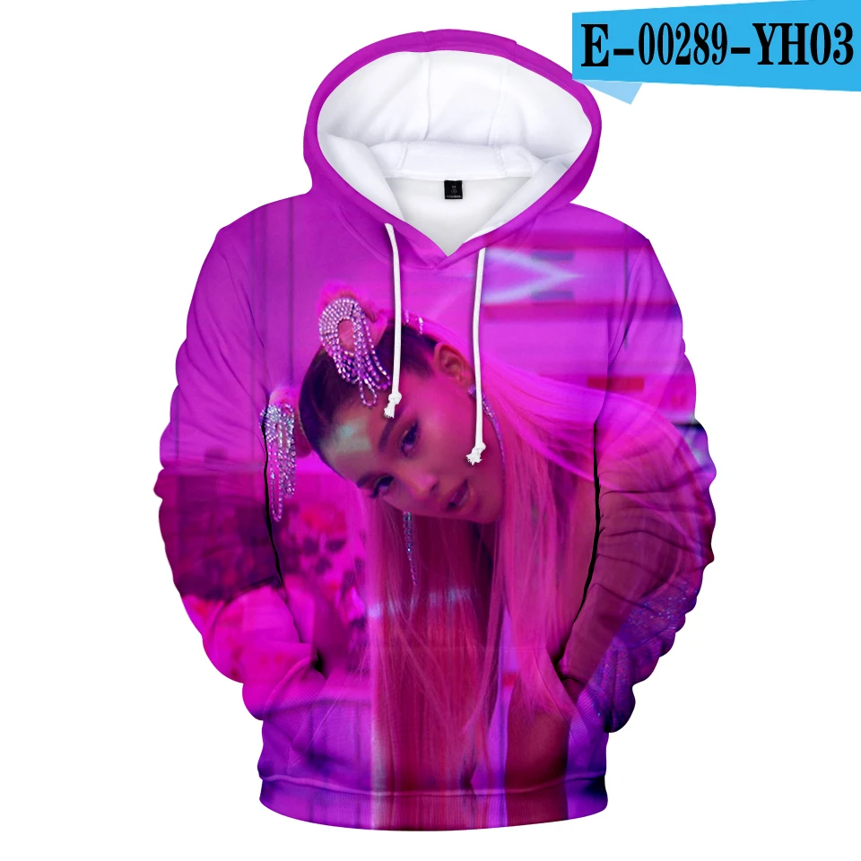 3D Ariana Grande 3D Hoody cotton Winter Autumn Hot New Fashion Print Western Pop Singer Ariana Grande 3D hoody Pullover Sweatshirt - Цвет: 3D