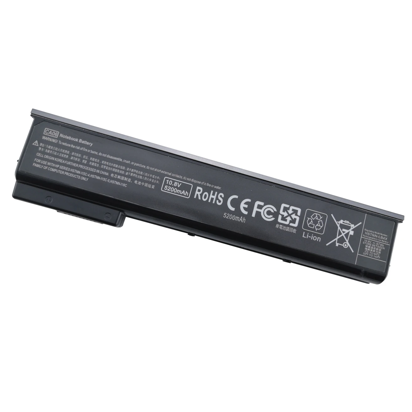 Bateria para laptop ca06, compatível com hp