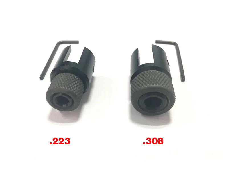 Защита торцевой резьбы для Ruger 10 22 10/22 намордник тормоза адаптер 1/2x28 и 5/8x24 комбо. 223. 308 алюминиевый сплав черный