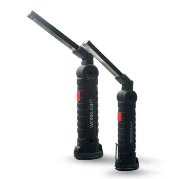 

High power LED Work Light COB Flashlight Torch USB Rechargeable Portable Magnetic lanterna Hanging Lamp For Outdoor Camping car