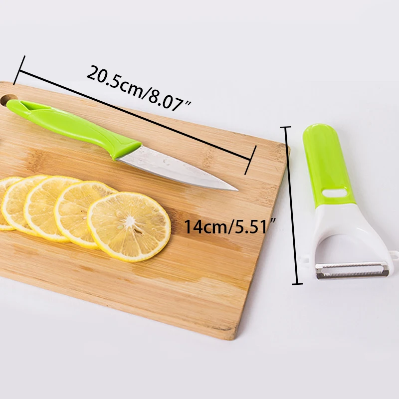 2 шт./компл. Нержавеющая сталь растительного Slicer резка Кухонные гаджеты многофункциональный фруктовый Ножи очистки фруктов и овощей терки для фруктов Кухня T