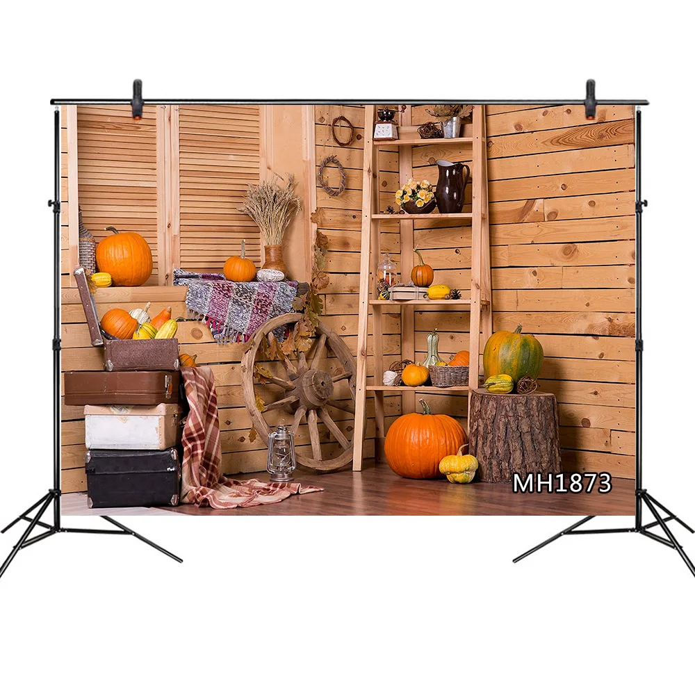 Фон для фотосъемки с деревянной книжной полкой коллекция школьных книг фото фон