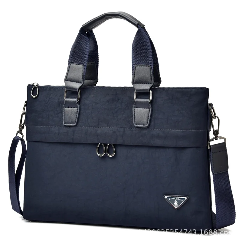 

Valeo Spring And Summer New Style Men Oxford Cloth Hand Business Briefcase Cross Casual Shoulder Bag Computer Bag