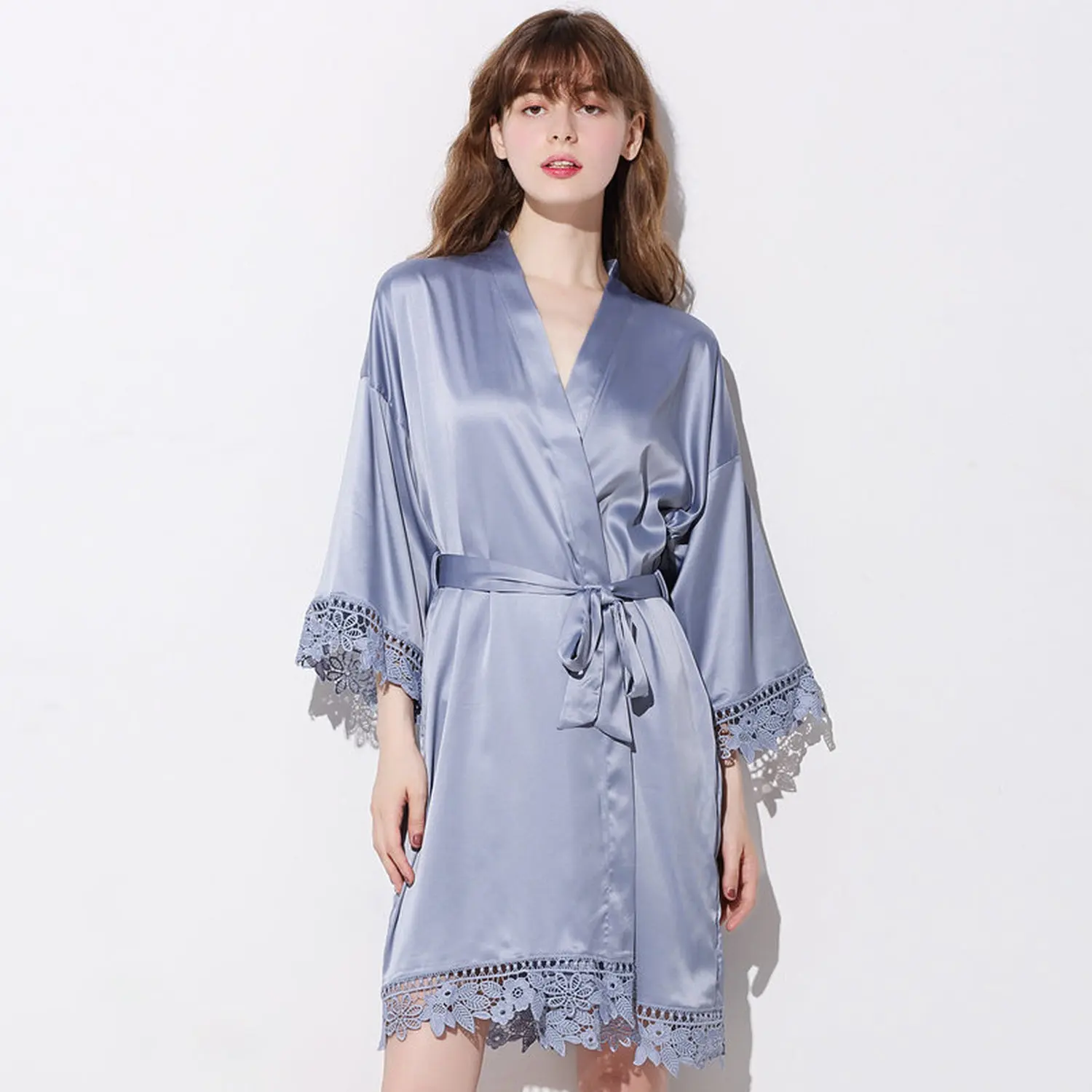 YUXINBRIDAL, новинка, матовые платья для подружек невесты, женские халаты, одежда для сна, халат, халат для невесты, Свадебный Халат