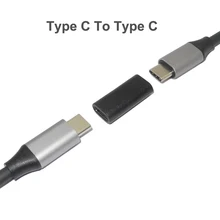Portable USB Type C Charge Data Sync Adapter Female to Female Converter Type-C Extension Cable for Phone Tablet
Portable USB Type C Charge Data Sync Adapter Female to Female Converter Type-C Extension Cable for Phone Tablet