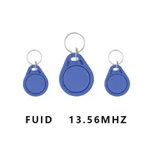 10 шт./лот RFID FUID Tag 13,56 МГц одноразовый UID сменный блок 0 записываемая карта Близость брелоки Токен копия ключа клон