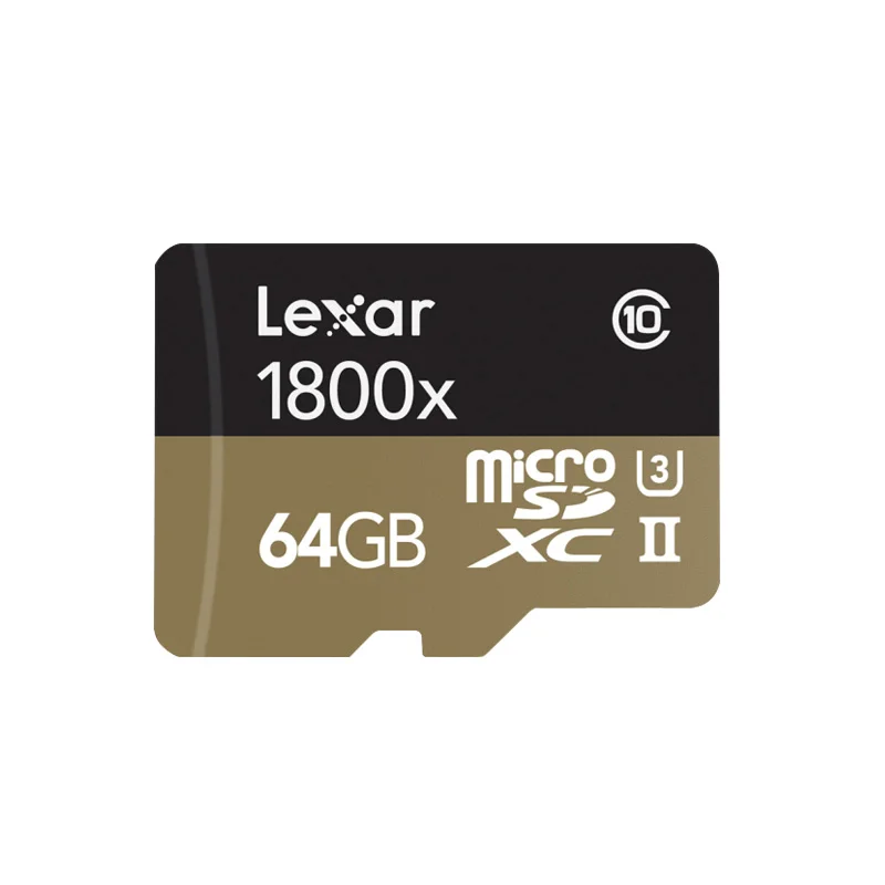 64GB Lexar 1800x Micro SD карта 32 ГБ, 64 ГБ, карта памяти, UHS-II 270 МБ/с. SDXC TF карты флэш накопитель usb для смартфонов - Емкость: 64GB