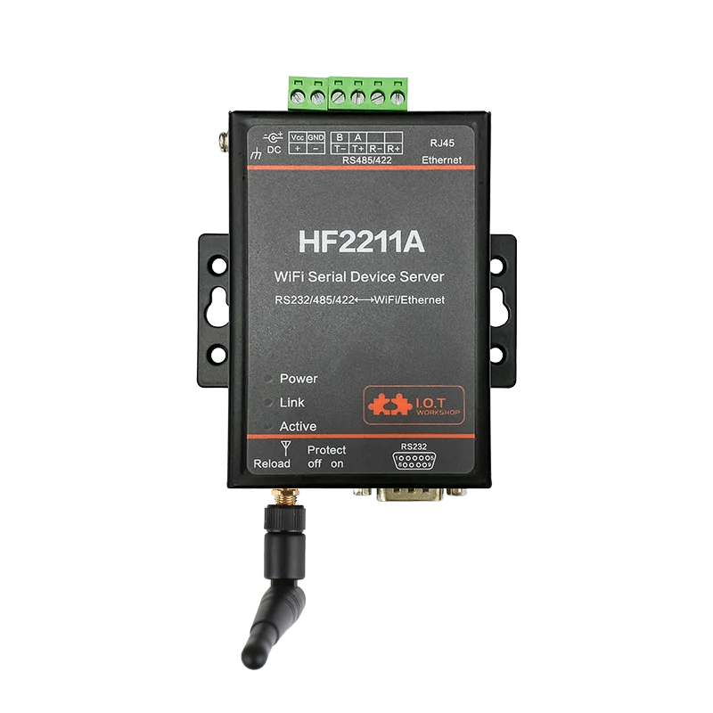 HF2211 Serial to WiFi RS232/RS485/RS422 WiFi/Ethernet Converter Module for Industrial Automation Data Transmission HF2211A | Безопасность