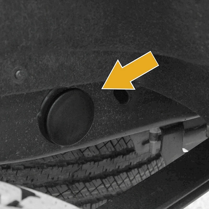 Рамка пробки отверстия заднего колеса хорошо совместим с Chevy/Gmc Silverado/Sierra 1500 1998- 4 шт. в комплекте