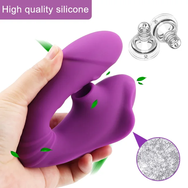 OLO Vagina Sucking Vibrator 10 Speeds Vibrating Sucker Oral Sex Suction Clitoris Stimulator Erotic Sex Toy