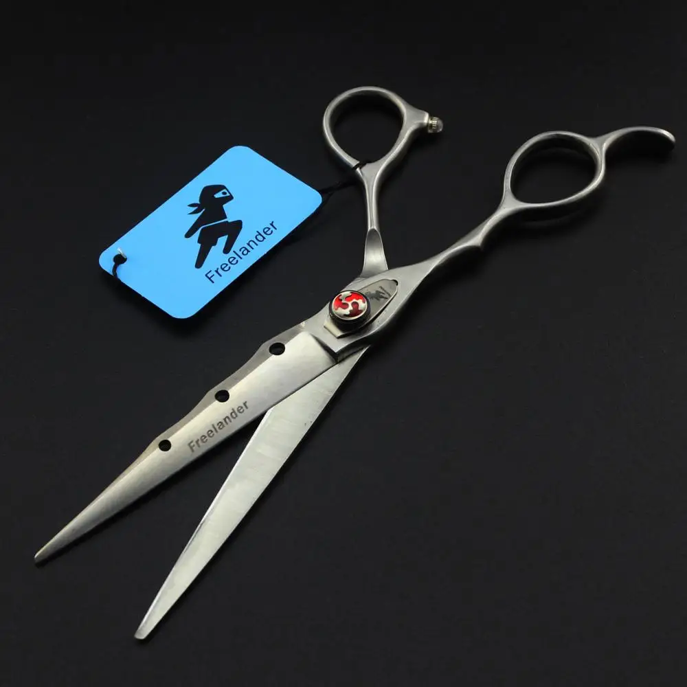 Матовые стильные ножницы для волос 7,0 дюймов, профессиональные высококачественные Парикмахерские ножницы Solon, парикмахерские ножницы для левшей - Цвет: cutting scissors