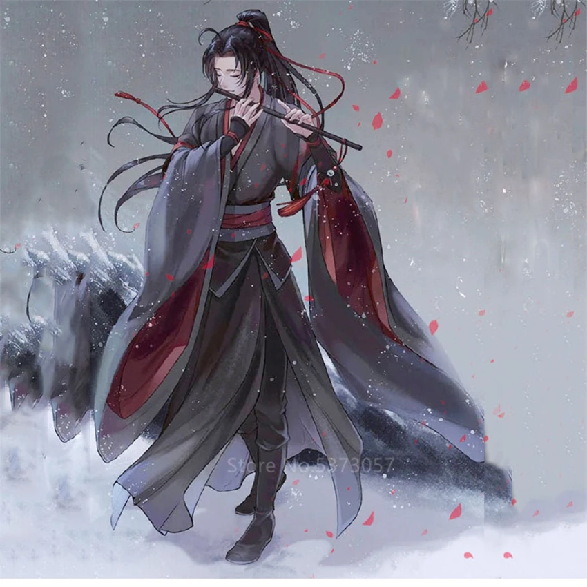 Wei Wuxian The Yiling патриарх Косплей гроссмейстер демонического культивирования костюм Mo Dao Zu Shi мужские вечерние костюмы на Хэллоуин
