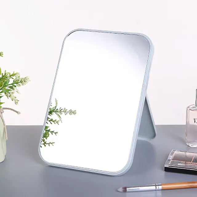 $US $3.43  Folding Makeup Mirror Portable Large Square High Definition Single Side Cosmetic Mirror Easy