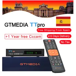 GTMEDIA TT Pro DVB-T2/T/кабель спутниковый ресивер FULL HD 1080P Поддержка USB, wifi MPEG-2/4 H.264 Испания Италия CCcam Newcam Youtube