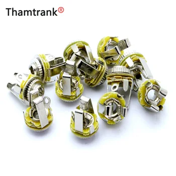 

10pcs 3.5 MINI Jack 3 Pole Earphone 3.5mm 1/8" Stereo Chassis Socket Jack Female Panel Mount Solder Connector