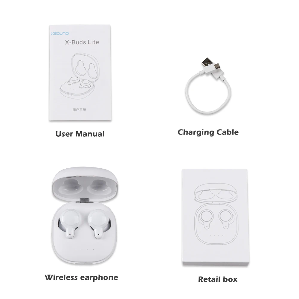 Cigfun X Buds наушники вкладыши TWS Bluetooth мини беспроводные обеспечивают защиту от IPX5