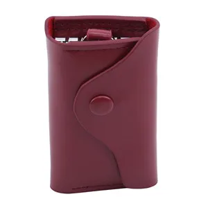 B03 New High-grade Leather Key Holder Keys Case Wholesale Multifunction Key Card Bag Housekeeper for Lady and Men - Цвет: B03