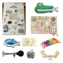 Planche de bricolage pour enfants, jouets d'activité sensorielle, accessoires de Cognition, jeu Montessori, Mini Piano à doigts, cadeaux 