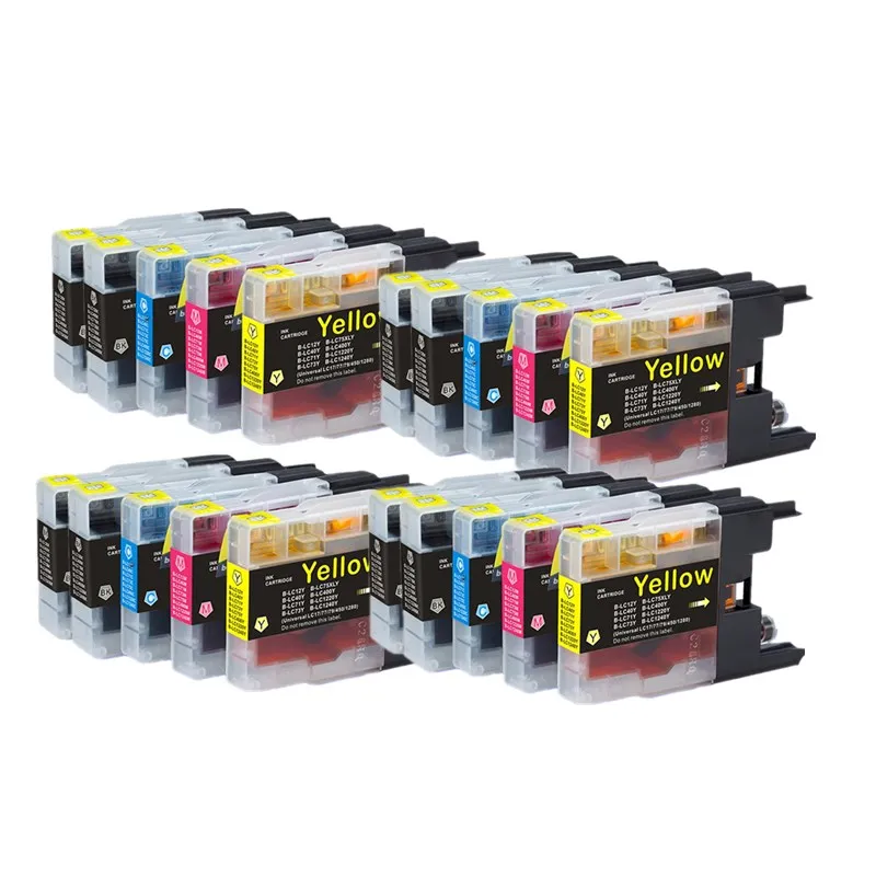 4SET 4BK 20PCS LC17 LC77 LC79 LC450 LC1280 чернильные картриджи MFCJ6910DW MFCJ6710DW MFCJ5910DW MFCJ6510DW MFCJ435W струйный принтер - Цвет: 4SET 4BK 20PCS