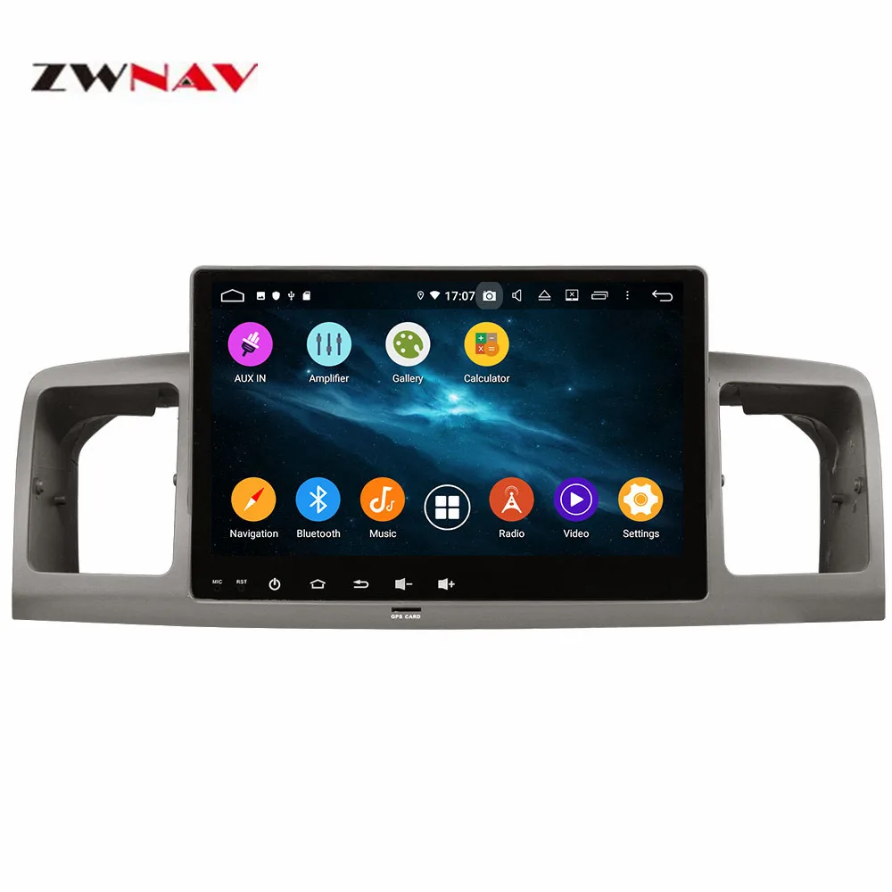 DSP Android 9,0 PX5PX6 Автомобильный gps навигатор Автомобильный dvd-плеер для Toyota Corolla 2001+ мультимедийный плеер радио магнитофон головное устройство
