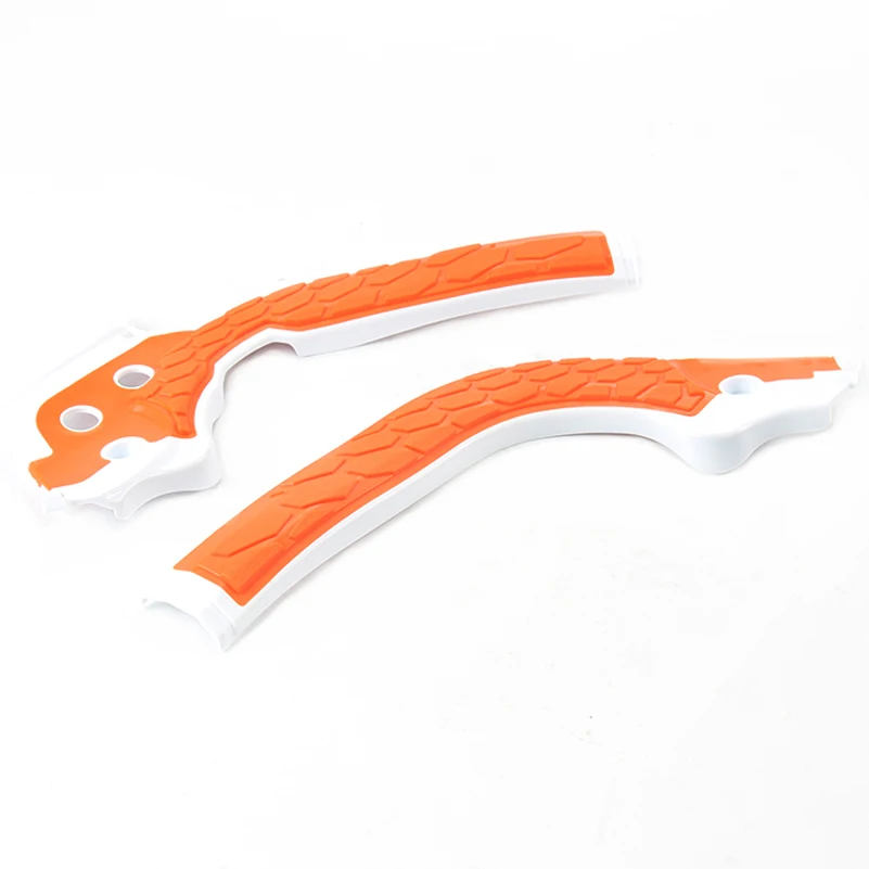 Защитная крышка X-Grip для KTM SX125 150 SXF250 350 450 для HUSQVARNA TC125 FC FE 250 350 450 17 - Цвет: white with orange