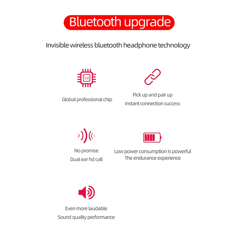 A6S TWS беспроводные наушники Bluetooth Handsfree наушники 5,0 наушники с шумоподавлением Mic зарядная коробка для Xiaomi Redmi Airdots