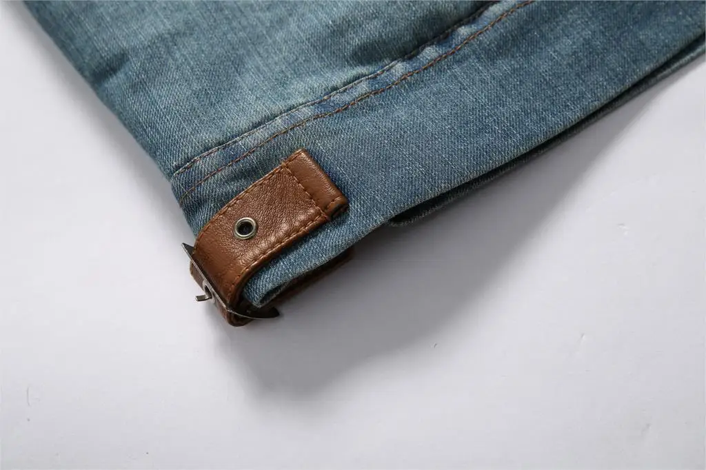 Мужская джинсовая куртка осень зима уличная Chaqueta размера плюс 6XL куртки и пальто толстый теплый меховой воротник одежда жилет Homme