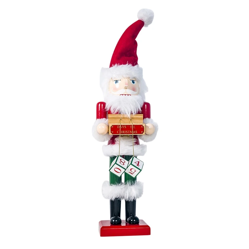Wooden painted Santa Claus ornaments 40cm-40cm Santa Claus