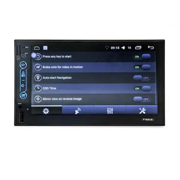 5 шт. 2 Din 7 ''автомобиль MP4 MP5 hands-free wifi Интернет видео плееры сенсорный экран Авто автоматический gps навигация радио