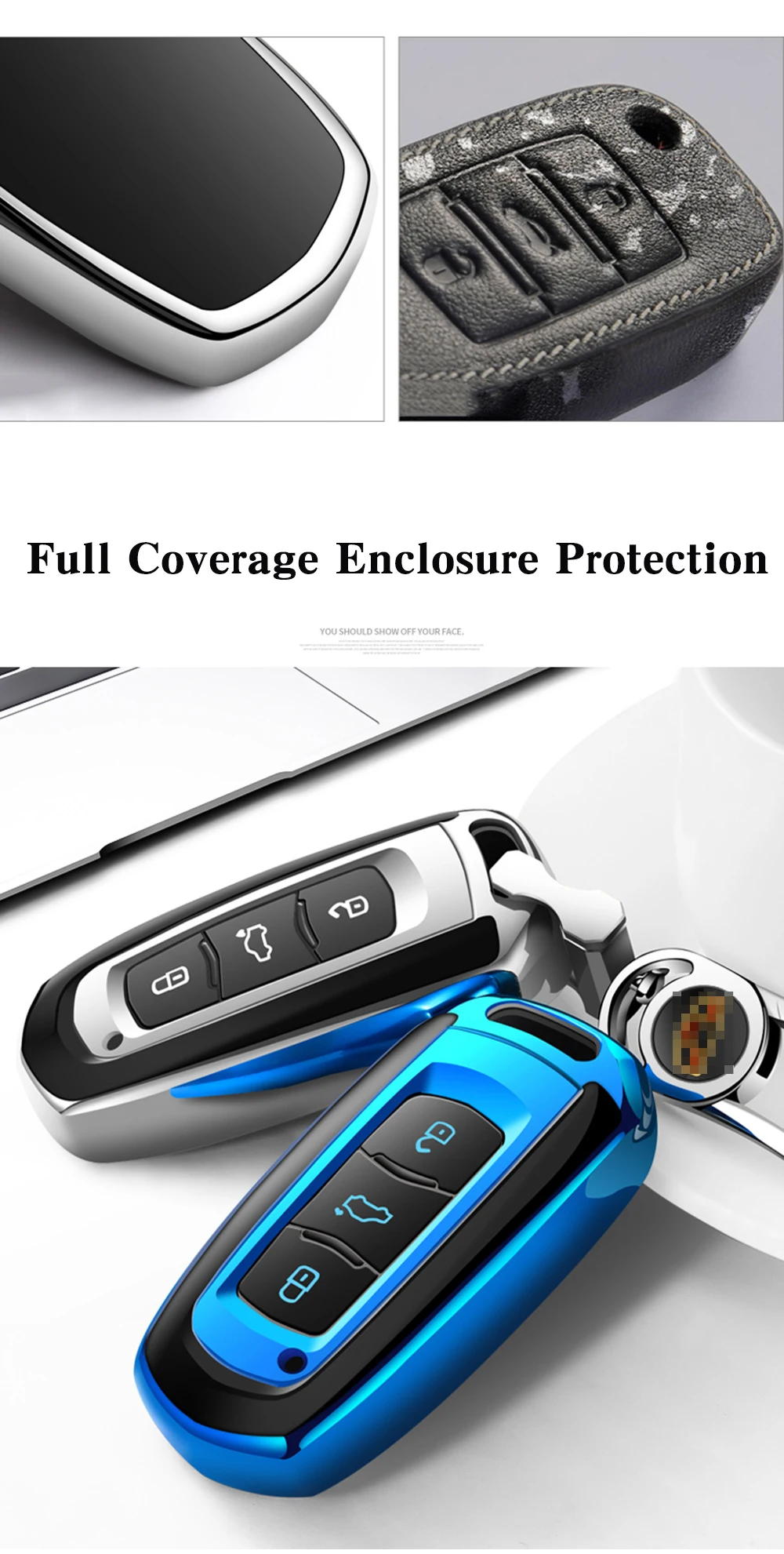 Высокое качество PC+ ТПУ чехол для ключей защитный чехол для Geely Emgrand EC7 EC718 EC715 Global Hawk GX7