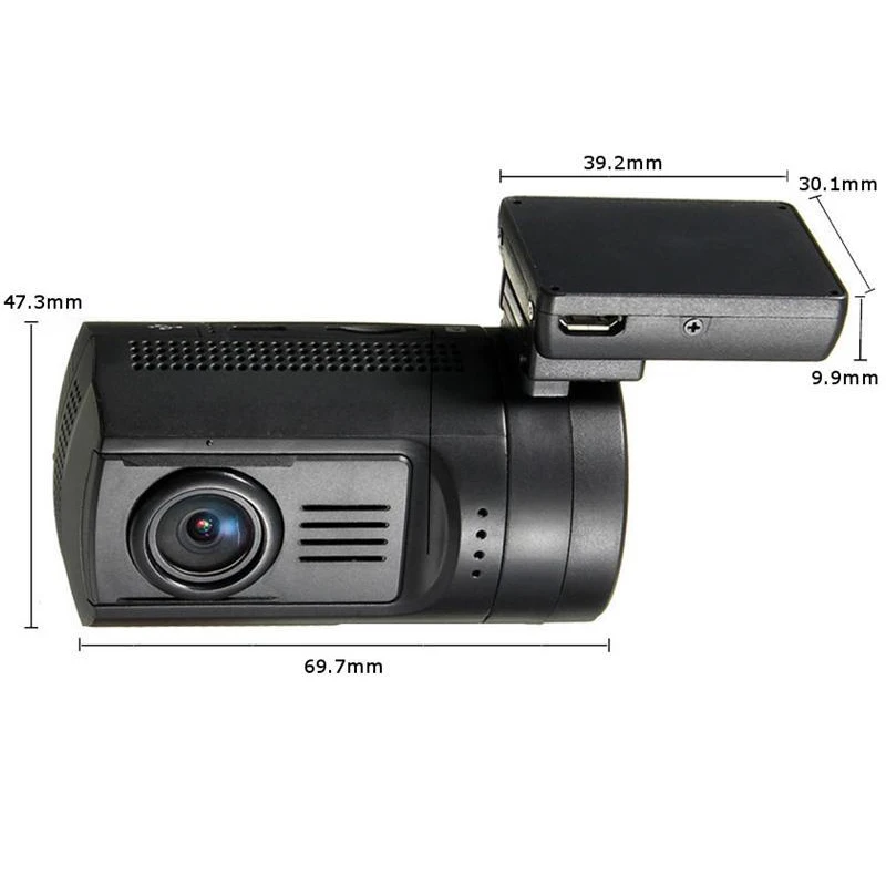 Автомобильная цифровая мини-камера Dash камера скорость координата gps 1080P 60FPS HD видео рекордер с супер конденсатором g-сенсор AV-Out HDMI