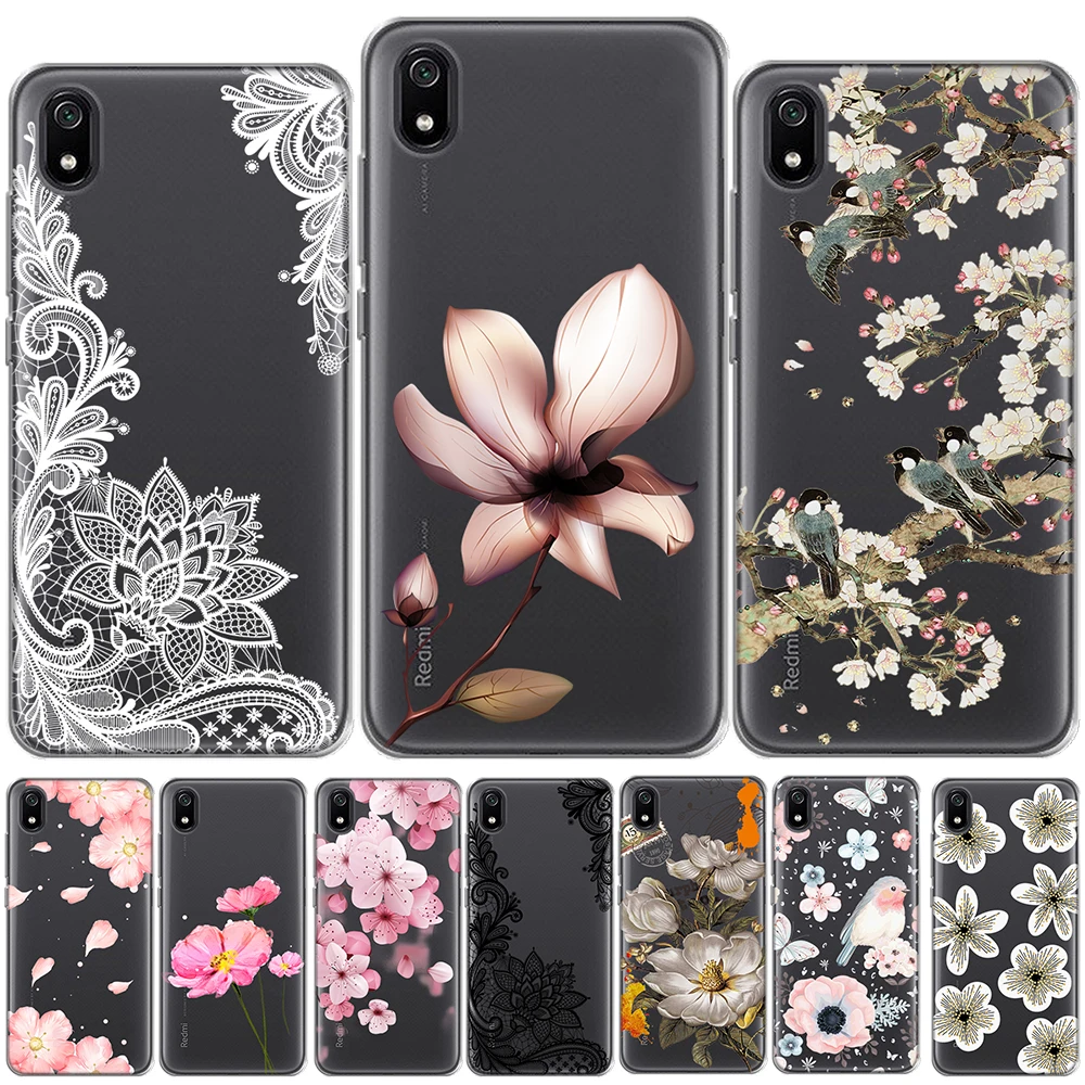 

Flower Floral Leaves Soft TPU Case Cover For Xiaomi Mi 9 SE 9T Pro 5X A1 6X A2 A3 Redmi K20 7 Y3 5 Plus Note 4 4X 5 6 7 Pro