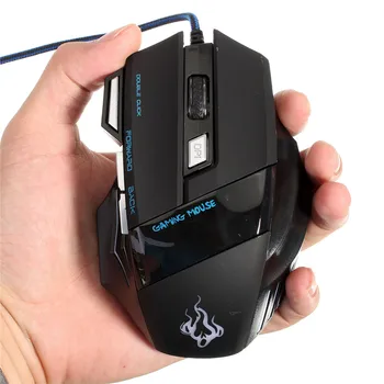 

2400DPI Gaming Mouse 7 Colorful LED Wired Mice 7 Buttons USB Computer Optical Mouse For PC Laptop For Pro Gamer