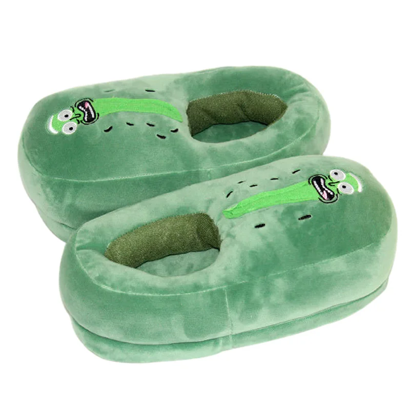 28 см Рик и Морти/Пикл Рик Скеллингтон Мягкие плюшевые тапочки популярная обувь для спальни мягкие игрушки куклы