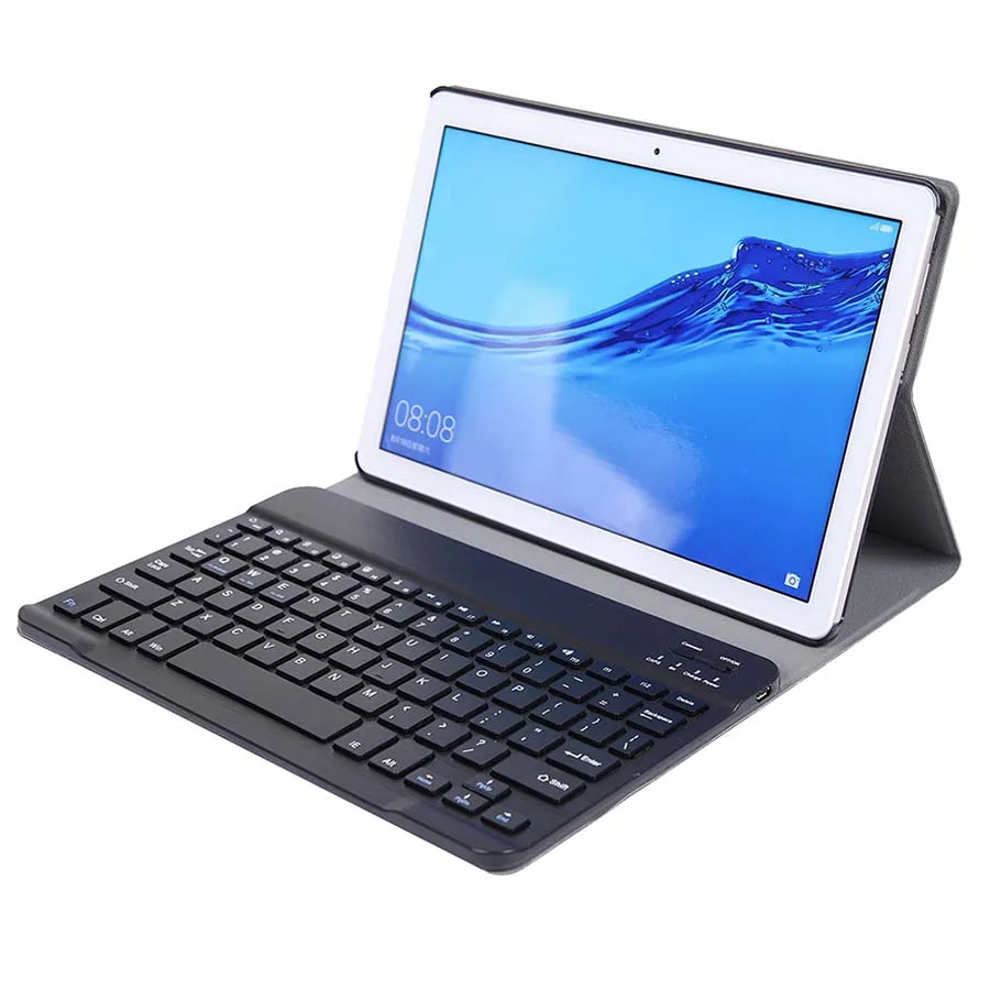 Чехол из искусственной кожи с Bluetooth клавиатурой для huawei MediaPad T5 10 AGS2-W09/L09/L03/W19 Honor Pad 5 10," противоударный чехол для клавиатуры